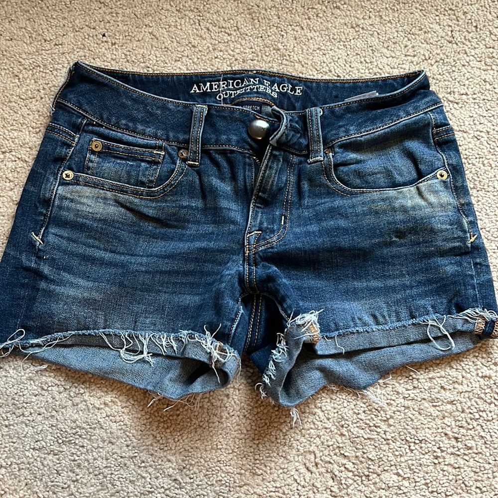 American Eagle Denim Shorts Size 2